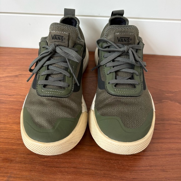 Vans UltraRange AC Knit Sneakers Shoes Green Mens 6.5 Skater Running Lifestyle - Picture 4 of 10